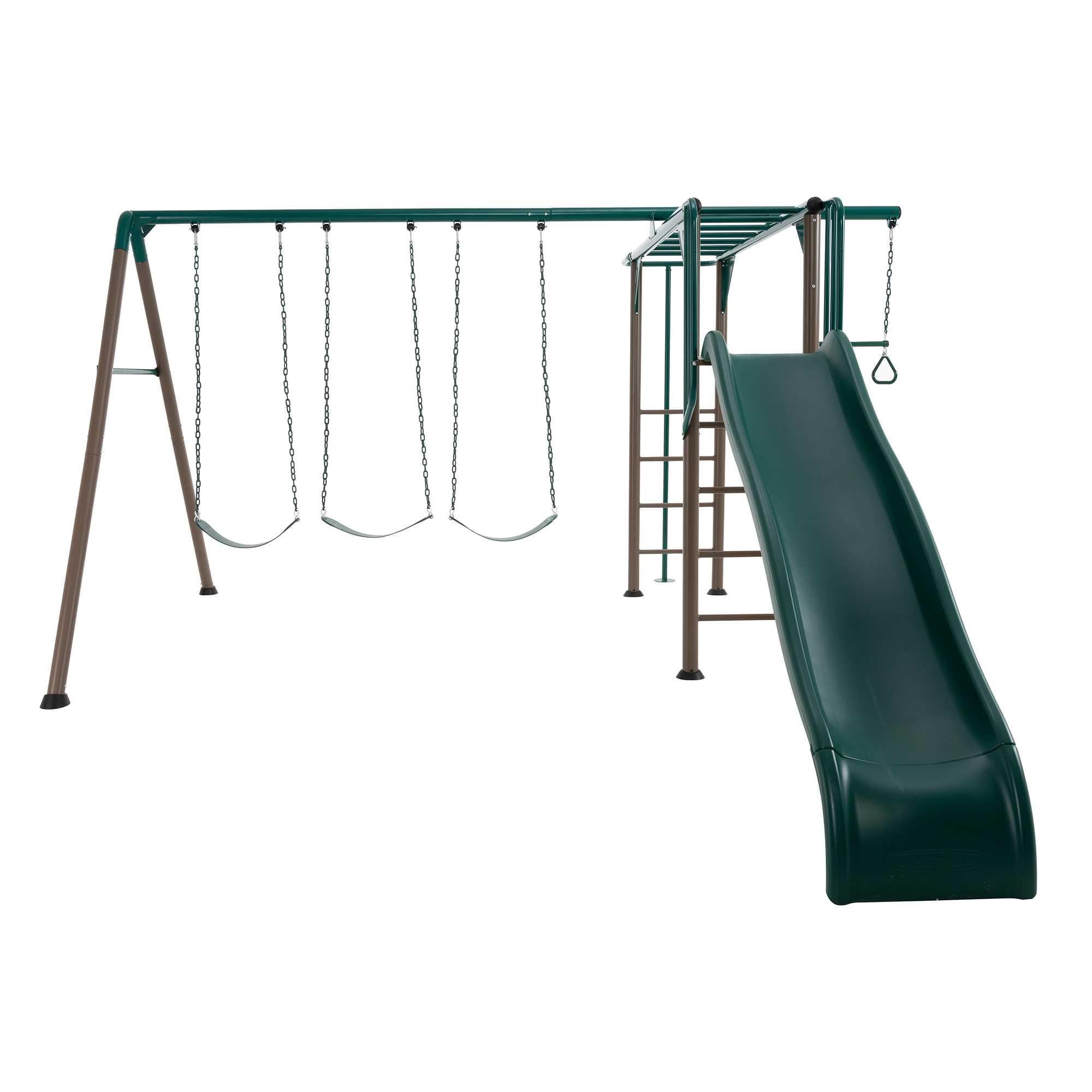 Lifetime Monkey Bar Adventure Swing Set (Earthtone) - 91028
