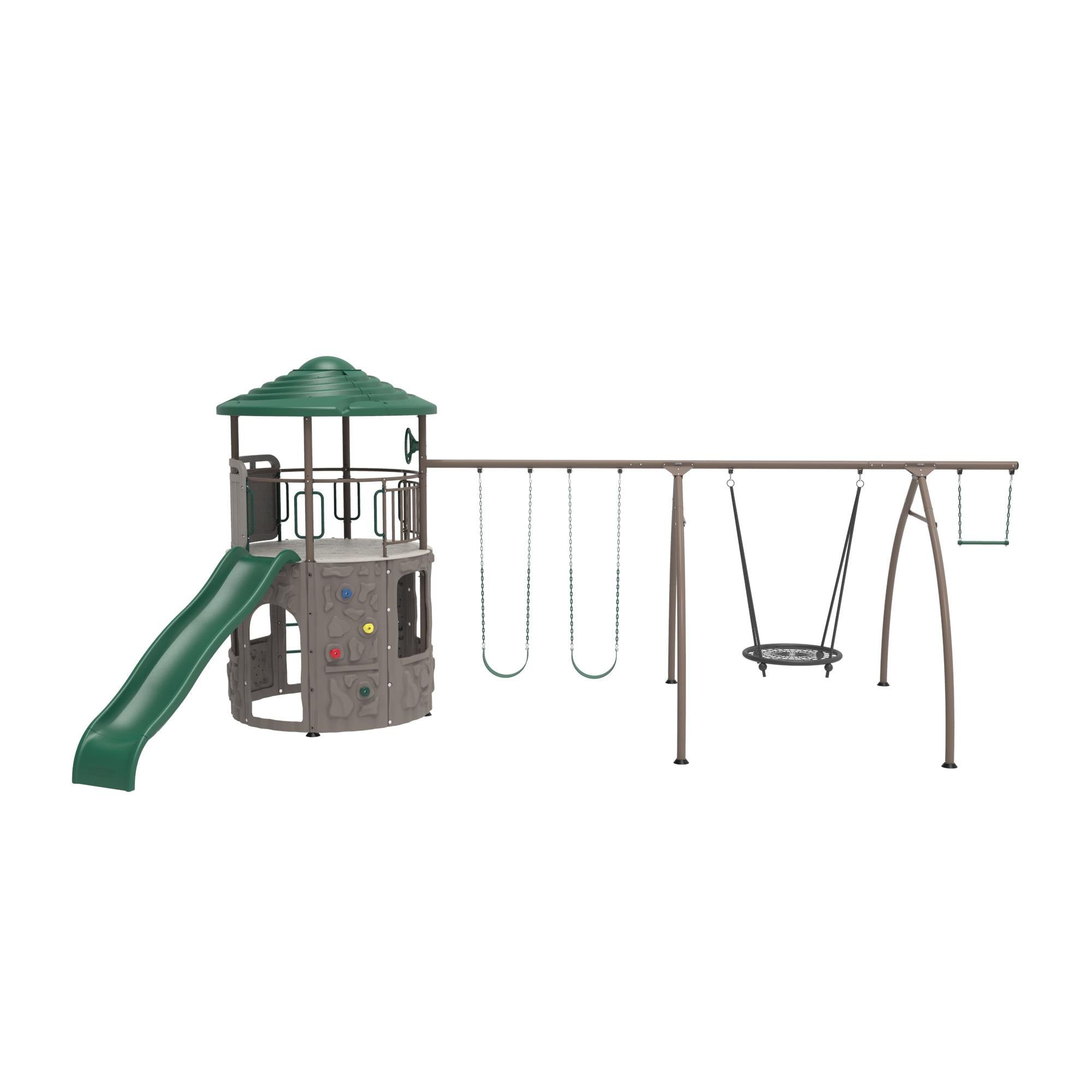Lifetime Adventure Tower Playset with Spider Swing - 91201